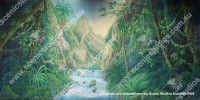 Jungle With Waterfall